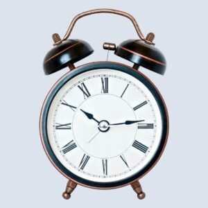 Despertador moderno compacto con alarma confiable para dormitorio y oficina