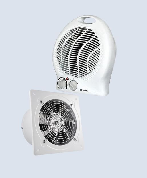 Ventilador potente y silencioso para hogar y oficina